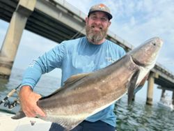 Fisherman with big catch in Hampton