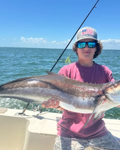Angler with a 27-inch fish in Hampton