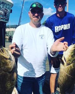 Two anglers fishing in Hudson