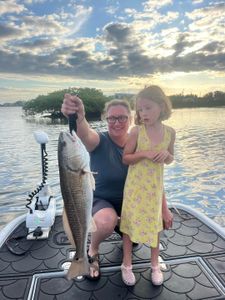 Redfish, a 28-inch catch, in Hudson