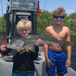 Snook, a 27-inch fish, caught in Hudson