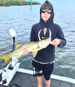 Snook, a 21-inch fish caught while fishing in Hudson