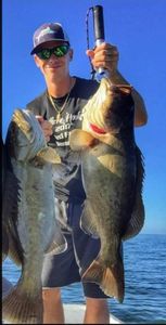 Two big fish caught while fishing in FL