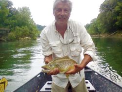 A single angler fishing in Burkesville