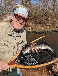 Lone angler fishing in Burkesville