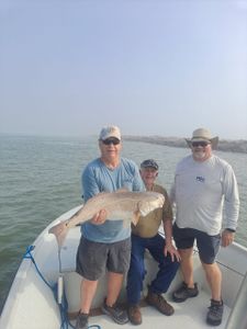 Redfish, a 26-inch catch, in Port O'Connor