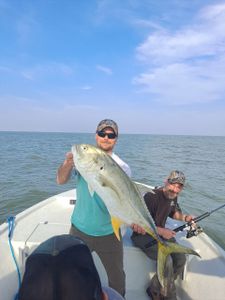 Crevalle Jack, a 33-inch fish caught while fishing in Port O'Connor