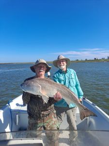 2 people fishing in TX