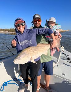 Fishing trip in TX with 3 people and a 17-inch fish