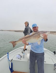 A redfish measuring 67 inches caught in TX.