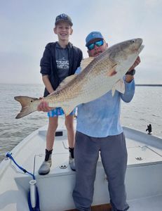 Image of a 39-inch redfish caught while fishing in TX