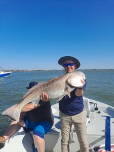 Redfish caught in TX with fishing gear
