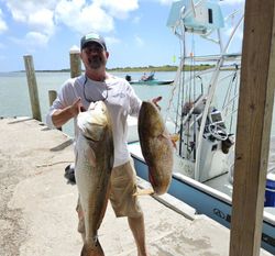 Redfish fishing at Port O'Connor