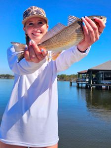Lone angler fishing at Orange Beach