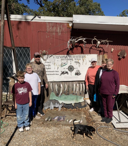 A group of 5 people fishing in Texas