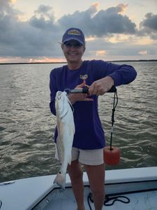 Got This Good-Size Redfish in Matagorda, TX