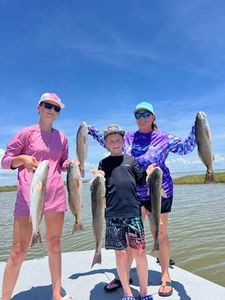 Making waves while fishing Matagorda!