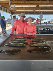 5 spotted weakfish, fishing in Matagorda