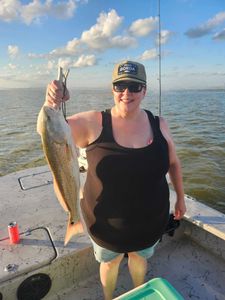 Lone angler fishing in TX