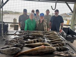 3 large fish caught during fishing and hunting trip in Matagorda