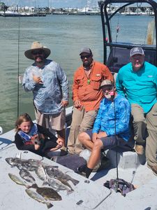 Group of people enjoying outdoor activity in Matagorda