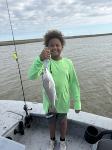 Nice redfish using light tackle in Matagorda!