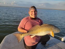 Redfish measuring 29 inches caught in Matagorda