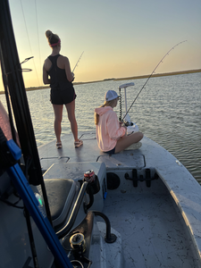 Perfect evening on the water using light tackle and drift fishing techniques. Great conditions for an exciting adventure!