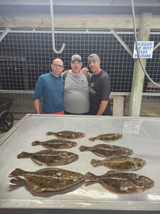 8 winter flounder and summer flounder fish caught in TX