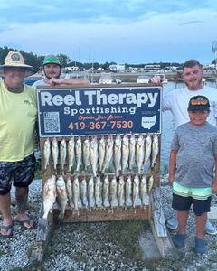 Reeling in smiles on Lake Erie! 