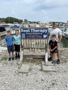 Partly cloudy skies set the stage for a perfect day of mixed fishing techniques!
