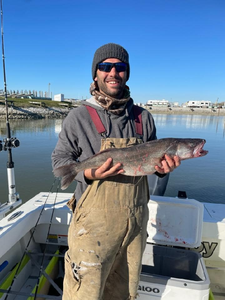 Angler with a big fish caught in Oregon