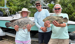 Two tripletail fish caught in FL