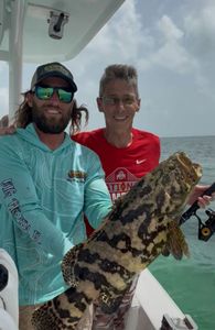 Two people fishing on Big Pine Key