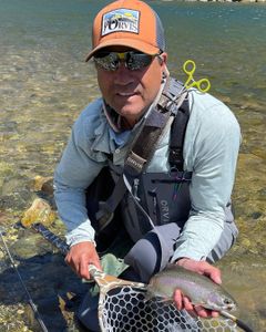 Caught a Rainbow Trout while fishing in NV