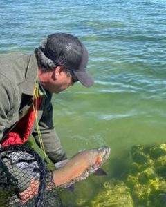 Two people fishing in Carson City