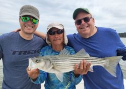 Striped bass fishing in Oxford
