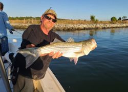 Striped bass caught while fishing in MD