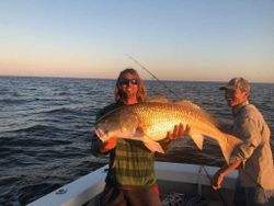 Two people fishing in Maryland