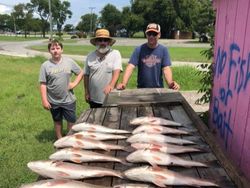 Three anglers fishing in Virginia