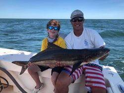 Cobia fish caught in Gloucester County
