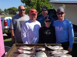 5 anglers fishing in VA