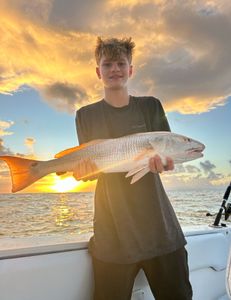 Keeper size red fish