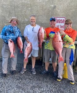 4 anglers fishing in Florida's beautiful waters