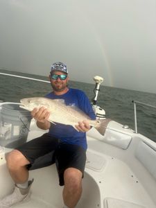 Keeper size red fish