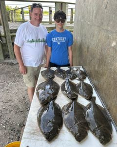 Two people fishing in Florida