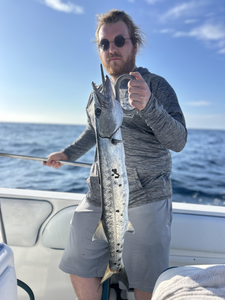 Huge Great Barracuda hooked during epic trolling adventure!
