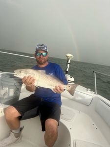 Lone angler fishing in Port Orange