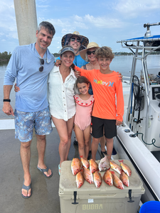 Fresh red snapper caught in Port Orange waters!