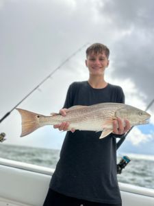 Caught a 29-inch redfish in FL